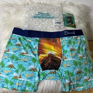 Shinesty Volcano Print Boxer Briefs Ball Hammock XL
